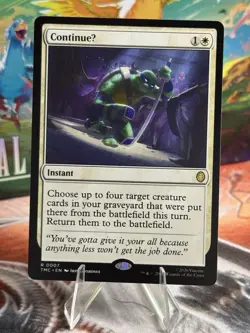 ContinueU Commander Teenage Mutant Ninja Turtles MTG NM - Image 1