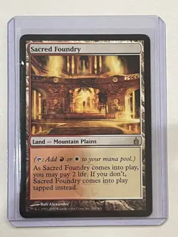 MTG Magic the Gathering Sacred Foundry (280/306) Ravnica City of Guilds LP - Image 1