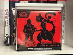 New Sealed Pokemon Center Destined Rivals Elite Trainer Box With Protective Case - Image 1