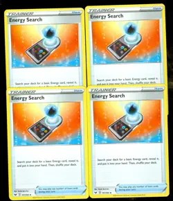 Pokemon ENERGY SEARCH 161/202 Sword & Shield - - MINT 4X - Image 1