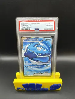 2025 Pokemon Destined Rivals Dondozo Ex #211 Ultra Rare PSA 10 - Image 1