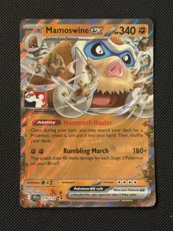 Pokemon Mamoswine EX 079/159 Play! Stamp Prize Pack Series 7 JTG - Image 1