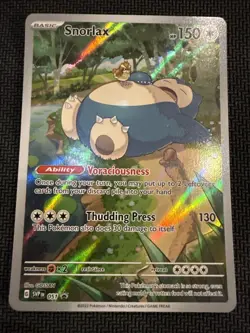 Pokemon Snorlax 051 from ETB 151 S&V/Sw&Sh NM Condition Promo Black Star ENG NM - Image 1