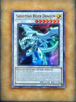 Yugioh Shooting Riser Dragon JUMP-EN085 Ultra Rare Limited Edition NM - Image 1
