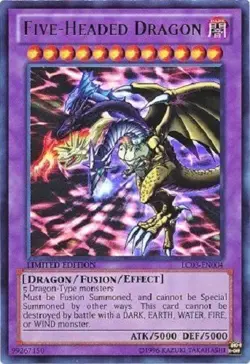 LP Five-Headed Dragon - LC03-EN004 - Ultra Rare Limited Edition Yugioh - Image 1