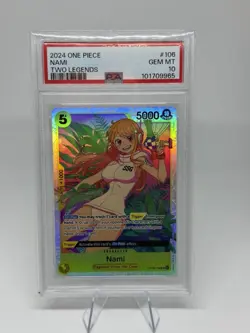 Nami OP08 106 TWO LEGENDS PSA 10 One Piece - Image 1