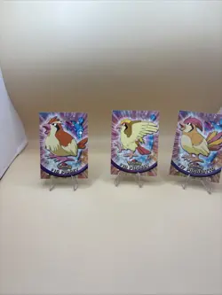 Pokemon Card - Pidgey, Pidgeotto, Pidgeot - Topps - Blue Logo - 3 Card Set - Image 2