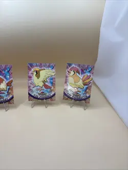 Pokemon Card - Pidgey, Pidgeotto, Pidgeot - Topps - Blue Logo - 3 Card Set - Image 3