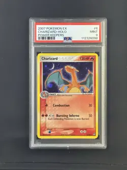 Pokemon TCG Charizard 6/108 Power Keepers Holo Rare Card Stock 2007 PSA 9 - Image 1