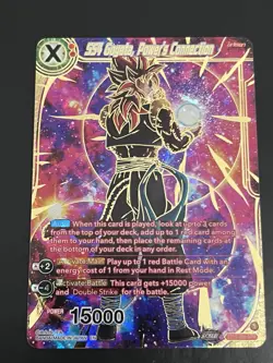 Dragon Ball Super SS4 Gogeta Power’s Connection BT18-008 SPR Foil Card - Image 1