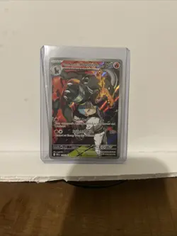Pokemon TCG Team Rockets Houndoom Illustration Rare Card 191/182 Destined Rivals - Image 1