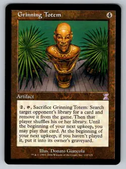 MTG Magic the Gathering Time Spiral Timeshifted Grinning Totem 110/121 NM - Image 1