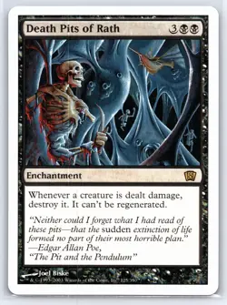 2003 MTG 8th Edition Regular Rare Death Pits of Rath 125/350 - Image 1