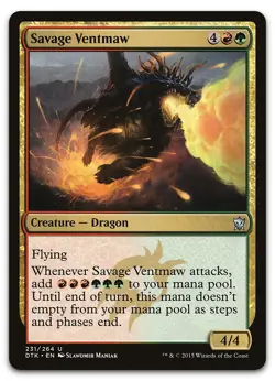 Savage Ventmaw #231 (NM) Dragons of Tarkir DTK Magic MTG - Image 1