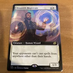 MTG Drannith Magistrate (Extended Art) Ikoria: Lair of Behemoths NM Magic - Image 1