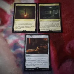 MTG - Arcane Signet/Command Tower/Path Of Ancestry - PIP - Fallout - NM - Image 1