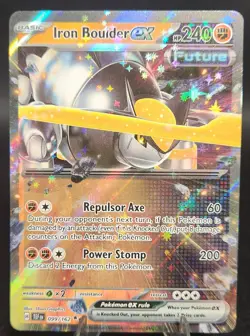 Iron Boulder ex 099/162 Pokemon Temporal Forces Ultra Rare NM - Image 1