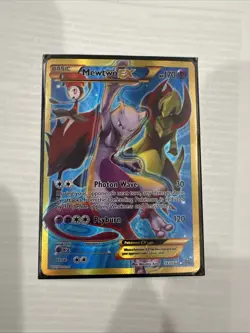 Pokemon 2015 - Mewtwo EX (163 Secret Full Art) 163/162 - Breakthrough Holo - LP - Image 1
