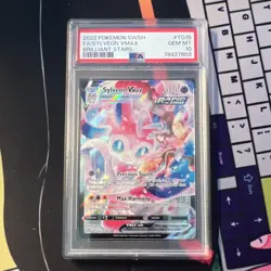 Pokemon Sylveon VMAX TG15 Brilliant Stars Trainer Gallery Ultra Rare PSA 10 Holo - Image 1