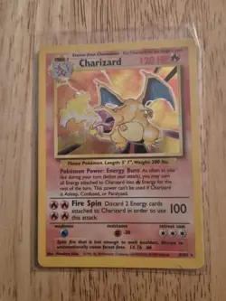 Pokemon TCG Charizard Base Set 4/102 Holo Unlimited Holo Rare - Image 1