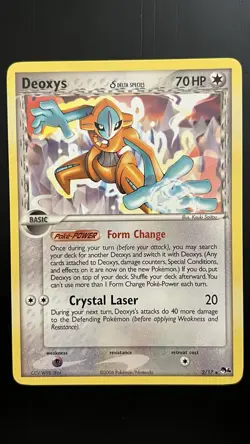 Non-Holo Deoxys (Delta Species) 2/17 NM POP Series 4 Promo Pokemon TCG Normal - Image 1