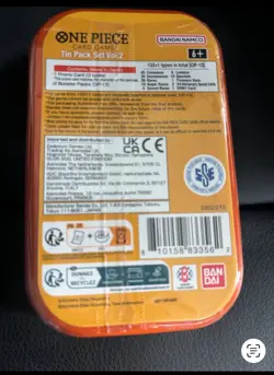 One Piece Card Game Tin Pack Set Vol.2 - Ace - Sealed Factory New - Image 2