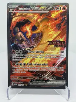 Team Rocket's Moltres ex - (Destined Rivals Stamp) 229/182 Miscellaneous Cards & - Image 1