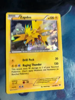 Zapdos - 23/108 - Shattered Glass Deck Promo Roaring Skies - 2015 Pokemon Card - Image 2