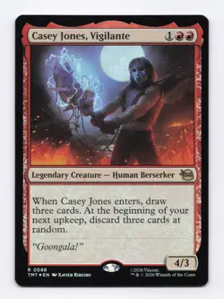 Casey Jones, Vigilante (Foil) 0088 (R) MTG Teenage Mutant Ninja Turtles (TMT) - Image 1