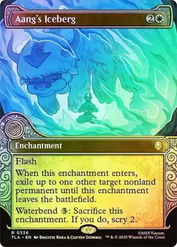 Aang's Iceberg Foil Showcase Avatar: The Last Airbender NM MTG - Image 1