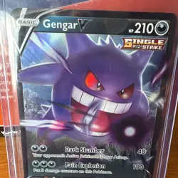 #2 Gengar V 156/264 SWSH Fusion Strike Ultra Rare Pokemon NM B2 - Image 4