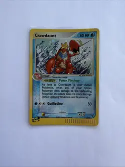 Pokemon TCG Crawdaunt 3/97 EX Dragon Holo Rare E-Series Card LP/NM - Image 1