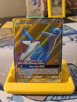 Pokemon Latias & Latios GX TAG TEAM Ultra Rare Full Art Holo 169/181 Sm-Team Up - Image 1