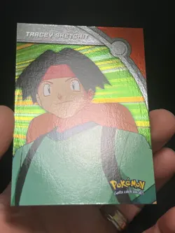 Topps Pokemon series 3 Tracey Sketchit HV11 Silver Foil LP - Image 2