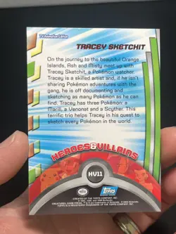Topps Pokemon series 3 Tracey Sketchit HV11 Silver Foil LP - Image 3