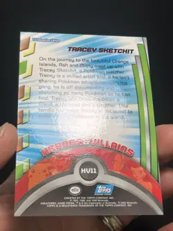 Topps Pokemon series 3 Tracey Sketchit HV11 Silver Foil LP - Image 4
