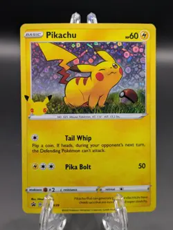 Pokemon Pikachu Holo SWSH039 Black Star Promo - General Mills - Image 1