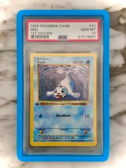 Seel – 1st Edition – PSA 10 Gem Mint – Pokemon TCG – Base Set (1999) - Image 1