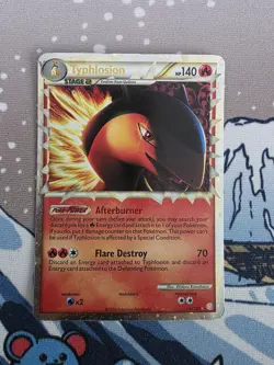 Pokemon Typhlosion Prime Holo 110/123 Heartgold & Soulsilver Ultra Rare 140HP - Image 1