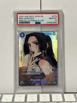 Boa Hancock SP One Piece English, OP01-078 Kingdoms of Intrigue OP04 - PSA 10 - Image 3