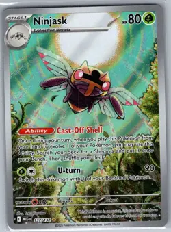 Ninjask 137/132 ME01: Mega Evolution - Pokemon Card - NM - Image 1
