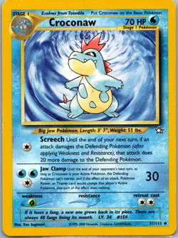 Pokemon 2000 Neo Genesis Singles – Complete Your Set Pick Your Card LP - Image 3