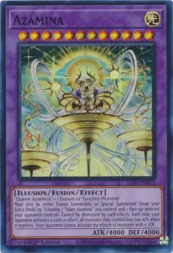 Yugioh! Azamina (card) - ALIN-EN035 - Super Rare - 1st Edition Near Mint, Englis - Image 1