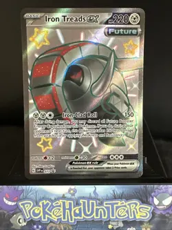 Pokemon Card Iron Treads EX SVP 073 Black Star Promo Ultra Holo NM - Image 1