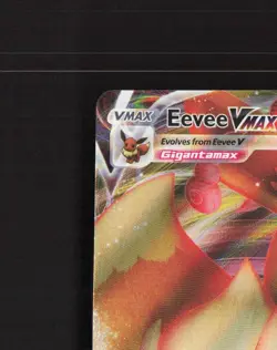 Eevee VMAX SWSH087 Sword & Shield Full Art Black Star Promo Holo Pokemon Card NM - Image 3