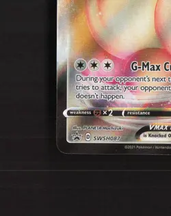 Eevee VMAX SWSH087 Sword & Shield Full Art Black Star Promo Holo Pokemon Card NM - Image 5
