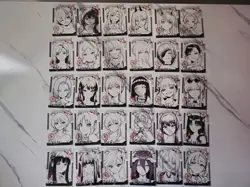 Genki Parade 2 - Anime Waifu R Transparent Trading Card - Pick Your Waifu Card! - Image 1