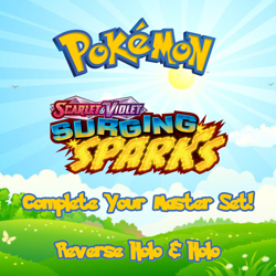 Pokemon - Surging Sparks - Reverse Holo + Holo Master Set - Pick Your Card - Image 1
