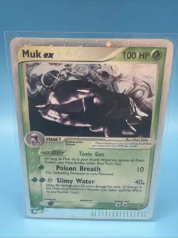 Pokemon TCG Muk EX 96/97 Dragon Holo Ultra Rare Card 2003 - Image 1