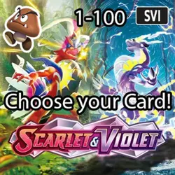 Scarlet and Violet Base Set 1-100 Choose Your Card! - Pack Fresh - BULK SAVINGS! - Image 1